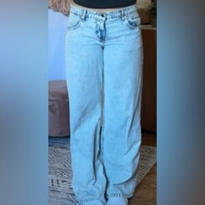 The best Motel Rocks Light Blue Flare Jeans